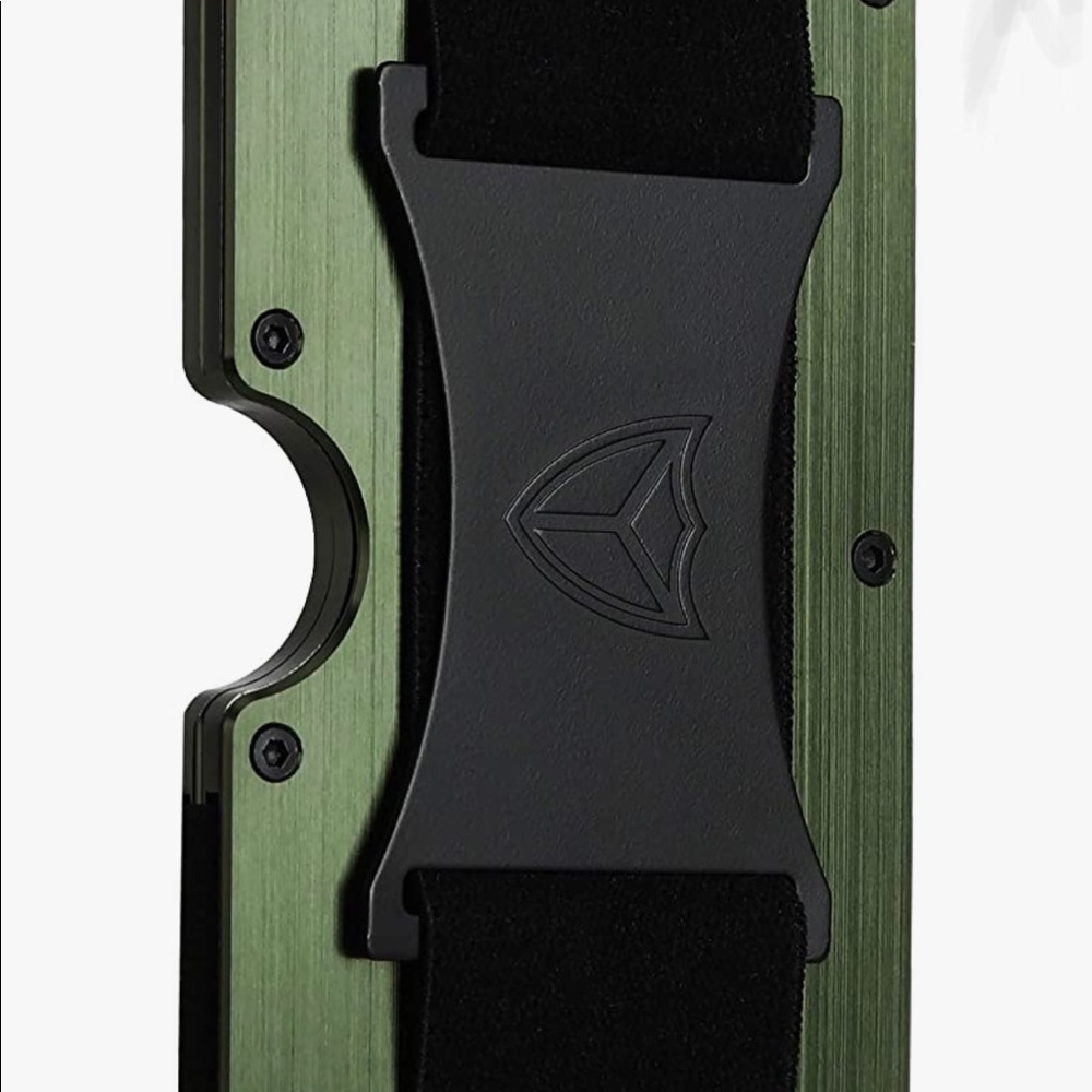 Brand New Green Lightweight Aluminum Tactical Minimalist Wallet for Men - Picture 2 of 8